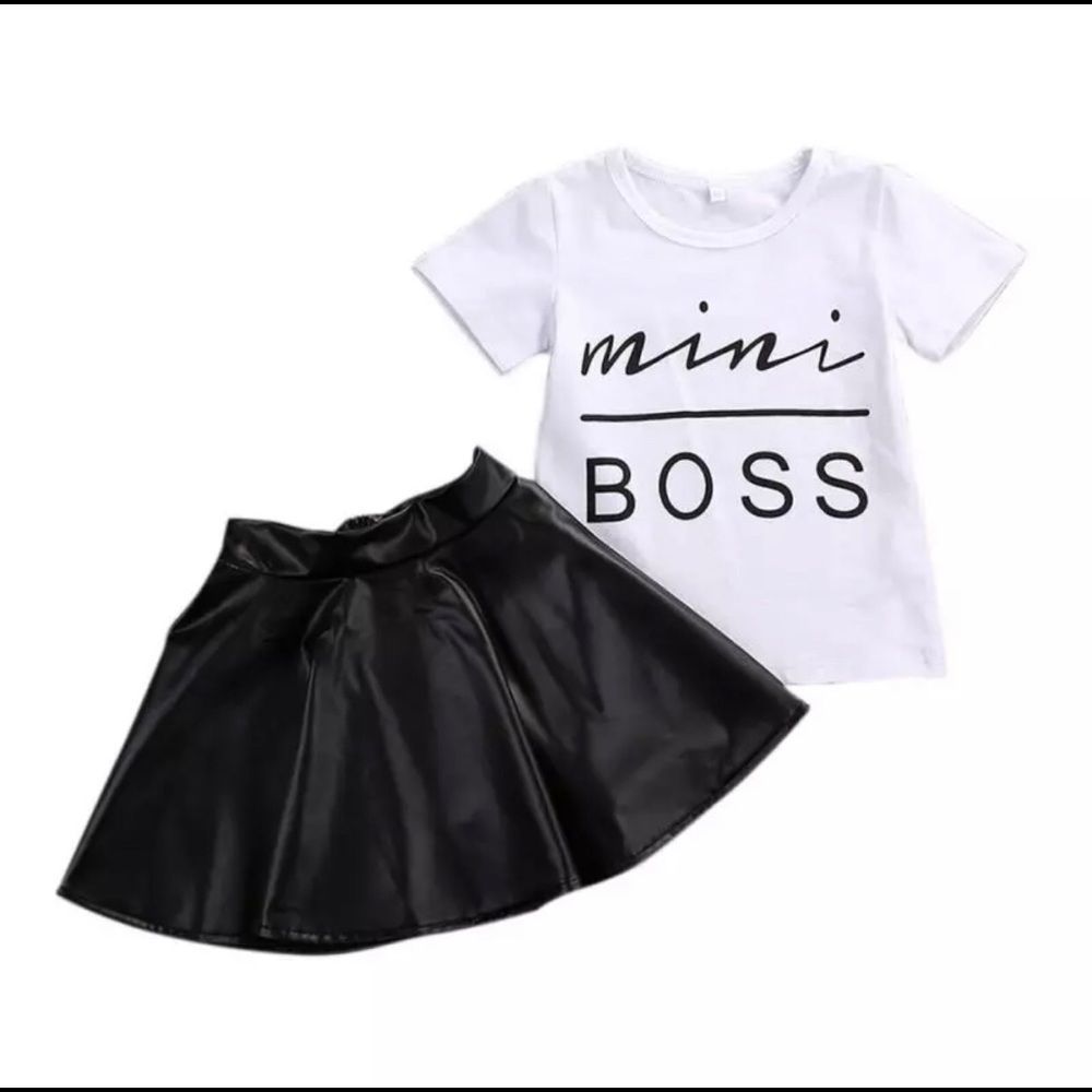 Mini Boss Set Sizes available XS (size 5T) & Small (Size 6)